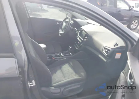 2017 Hyundai Ioniq Hybrid Blue from USA, damaged, VIN KMHC65LC3HU043522